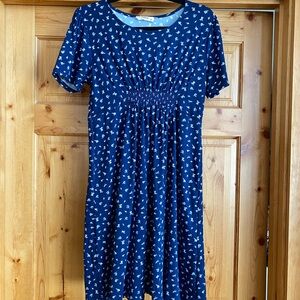 PinkBlush Maternity Navy Dress Medium
